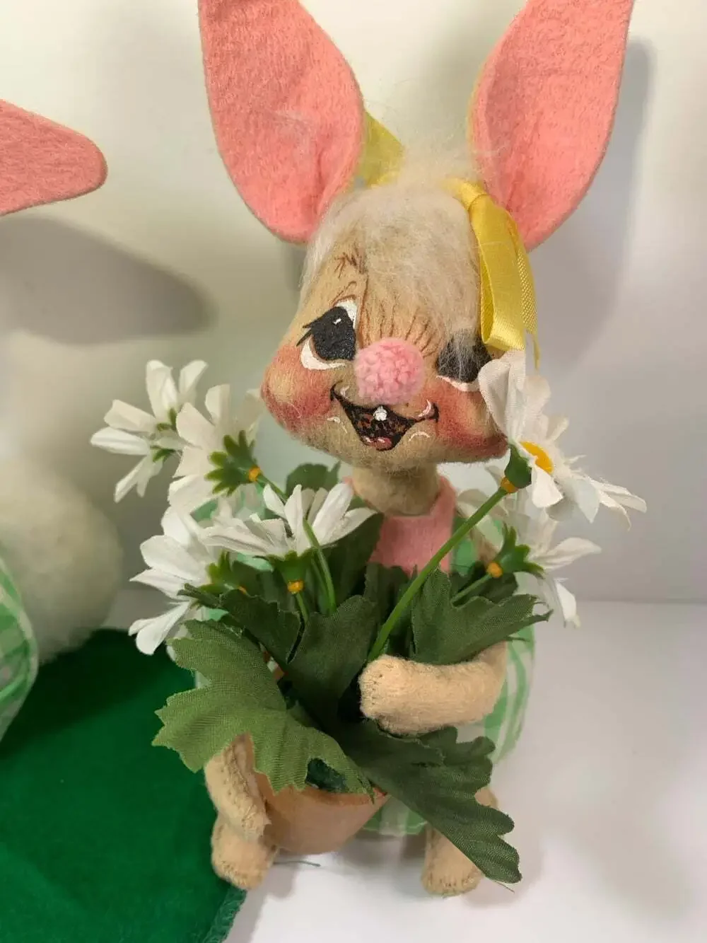 Annalee Easter Bunnies Gardening Girls Spring Bunnies 1988